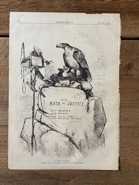 Political Cartoon, Harpers Weekly, Thomas Nast